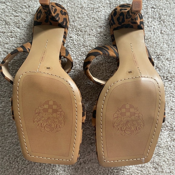 Vince Camuto Brown Leopard Heels - Picture 3 of 3